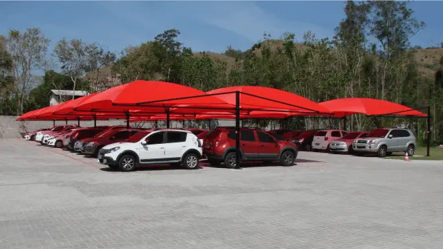 cobertura de garagem